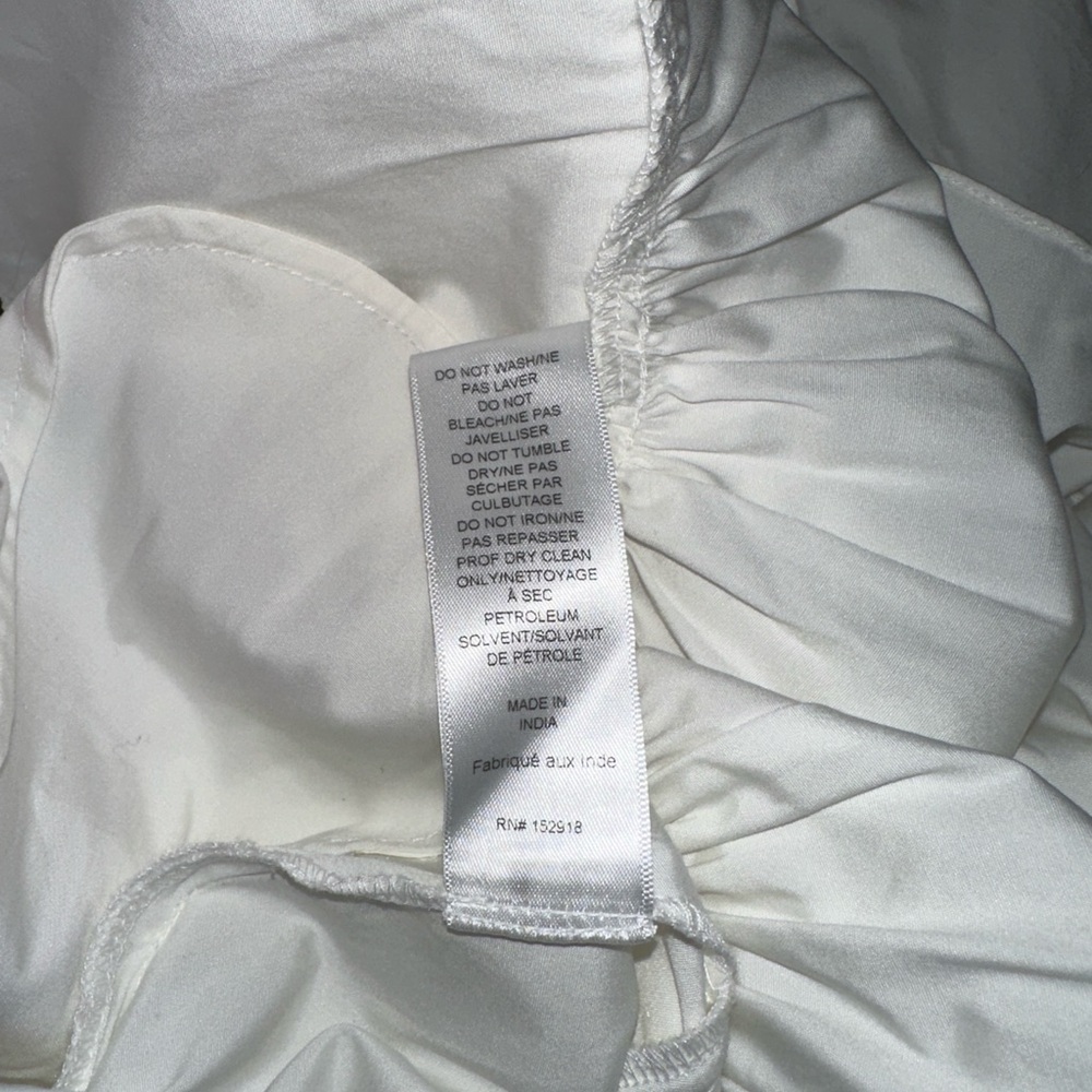 New Carolina Herrera Embroidered Midi Shirt Dress Size 8 - Picture 10 of 10